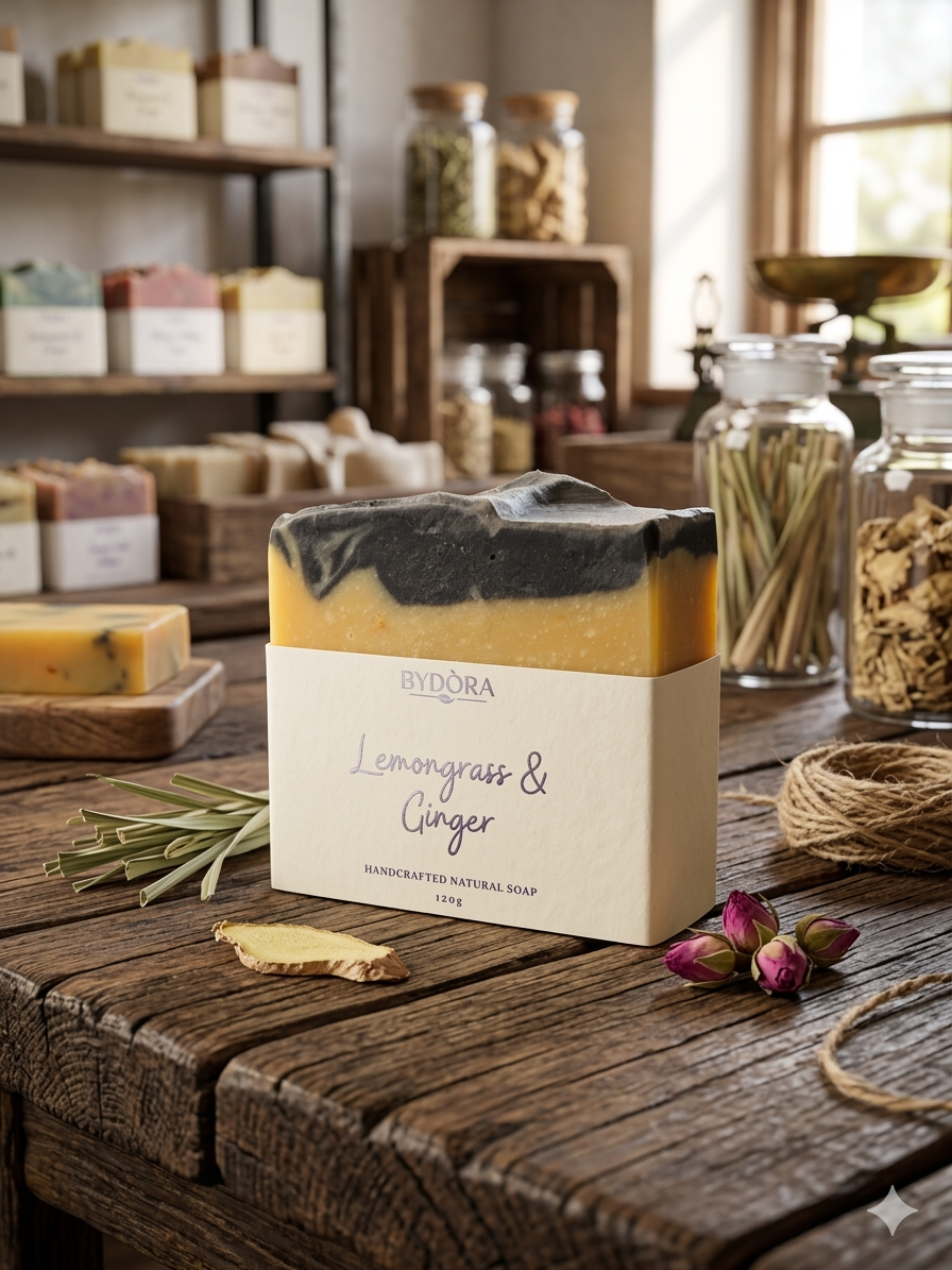 Lemongrass & Ginger Natural Soap