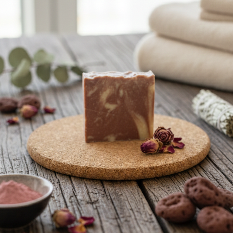 Cedarwood and litsea natural handmade soap bar