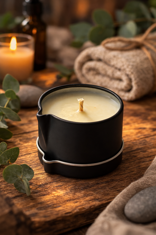 Geranium & Rosewood Massage Candle 35g